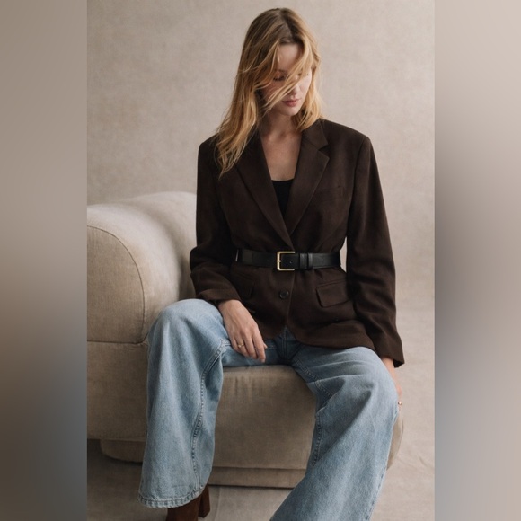 Oscar de la Renta Jackets & Blazers - 90s Oscar de la Renta Cashmere Blend Men’s Blazer – Size 41R